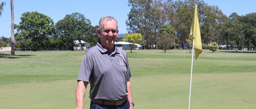Beaudesert Golf Club General Manager, Greg Coulter on course.