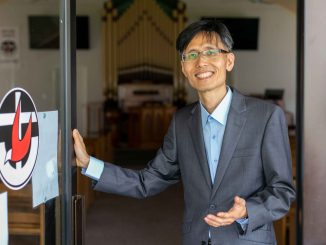 Rev Dr Je Cheol Cook at the Beaudesert Uniting Church.