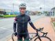 Charles Boyle training for his 500 kilometre ride.