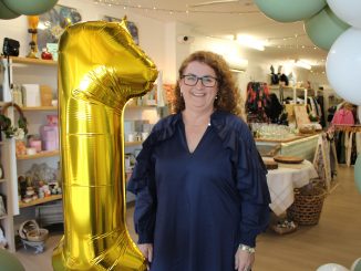 Jacqui Stefan celebrated the first birthday of Our Little Shop