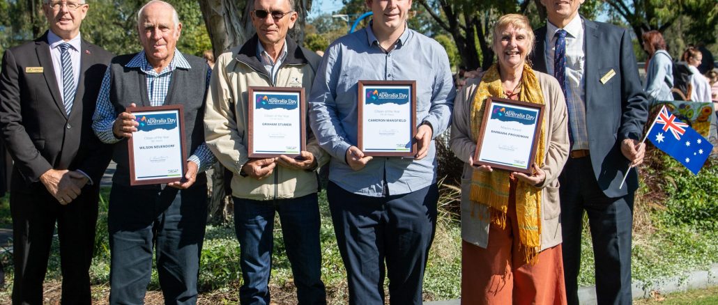 Scenic Rim's Australia Day Award winners