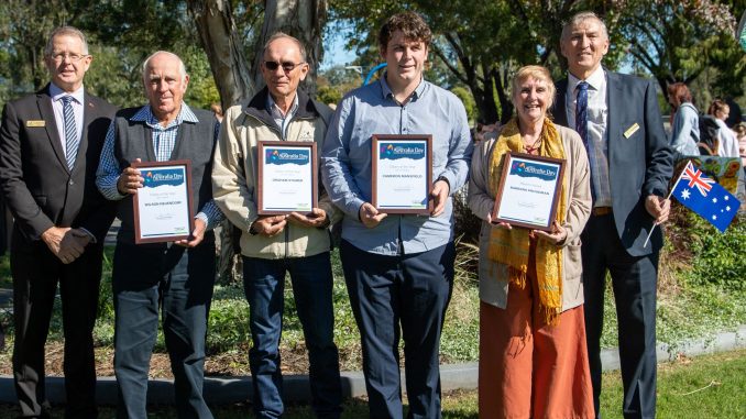 Scenic Rim's Australia Day Award winners