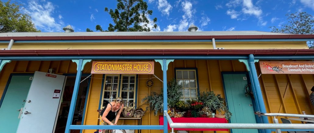 Stationmaster House, the home of the Makers' Market.
