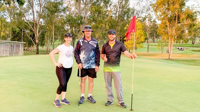 Lauren Griffin, Andrew Taylor and Nathan Lowe. Image supplied.