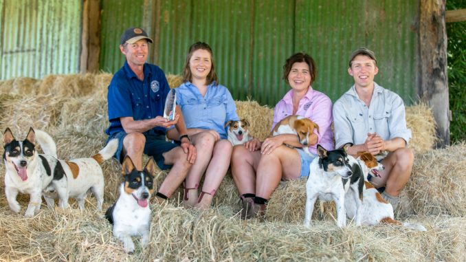 Innovative Australian Farmer of the Year winners Dave, Georgia, Kay and Harry Tommerup.