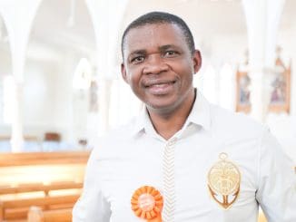 Father Kevin Njoku. Photo by Susie Cunningham.