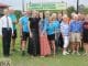 Karen Dickson-Morley and Mikaela Dickson (centre) with community members involved in naming Darryl Dickson Community Park KM