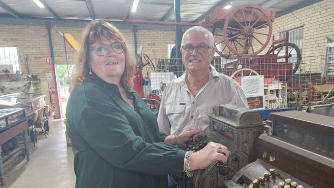 Beaudesert Museum’s Mark Plunkett and Sue Weymouth helped lead a 12 month project to set new plans for the centre.