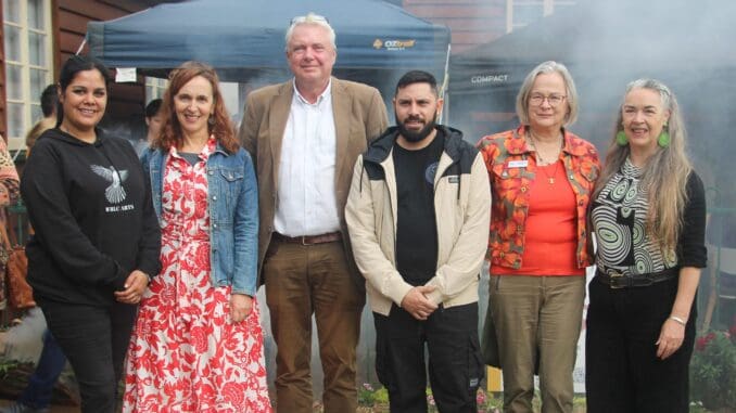 Waylen Currie, Jane Gough, Tom Sharp, Brendan Knight, Amanda Hay and Renee Martin.