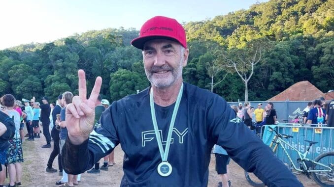 A bronze medal at the recent Masters UCI titles in Cairns represented an amazing effort by local Mt Bike downhill racer, Mal Dalton.