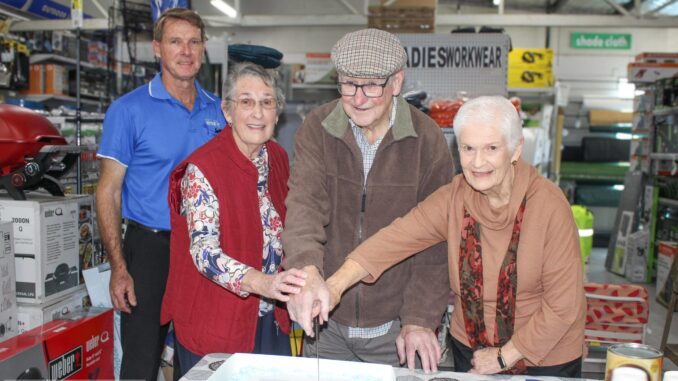 Clint Spence, Margaret, Stuart and Thea Franklin.