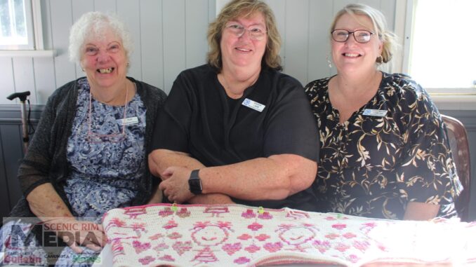 CWA members Sue Rimmington, Karen Lane and Charmaine Lamond.