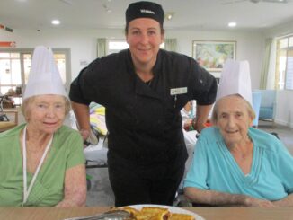 Ronalda Clarke, Billie Auld and Gloria Percy