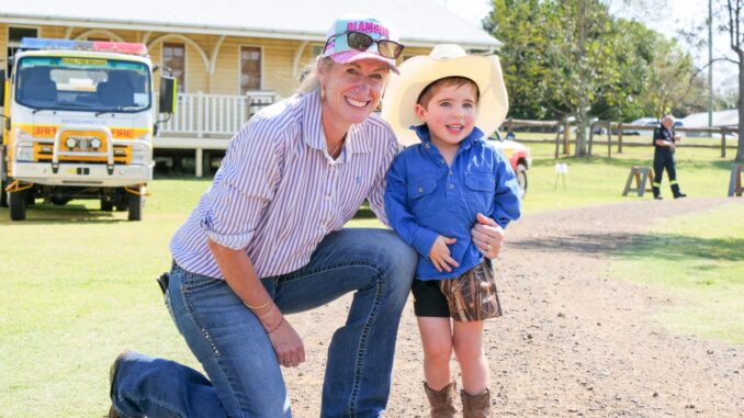 Tracy Craven of Innisplain with her grandson Bo Bush